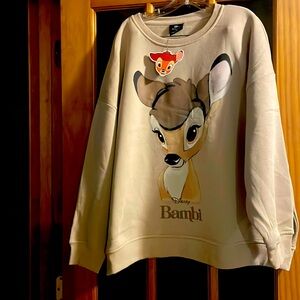 Disney store Bambi’s sweatshirt extra-large